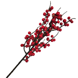 [XK603937] Branche décorative:  Baies rouges