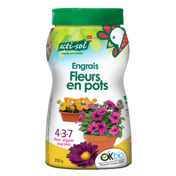 Engrais Acti-sol fleurs en pots 4-3-7