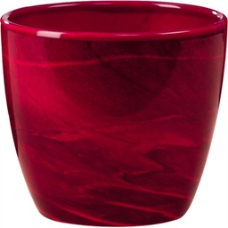 Cache-pot "red marble"
