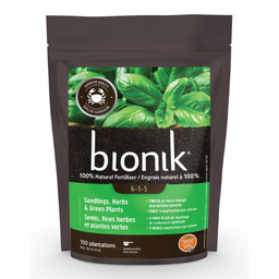 Engrais naturel bionik semis, fines herbes et plantes d'intérieur 6-1-5