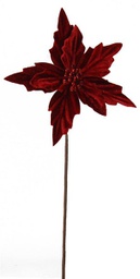 [XM-H2750] Branche décorative - Poinsettia rouge