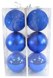 [XM-B2324] Ornement: Ensemble de boules bleu
