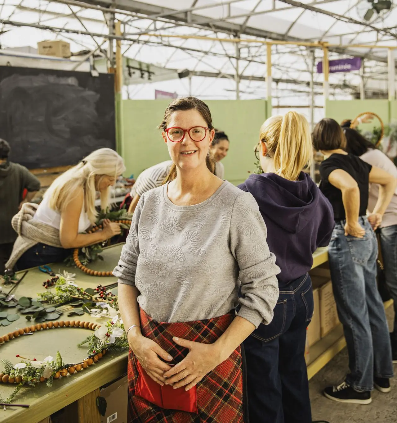 Francine Pilotte Animatrice Ateliers Serres St-Élie