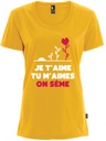 T-shirt en coton bio : On sème (XS)