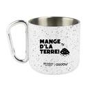 Tasse blanche «Mange d’la terre»