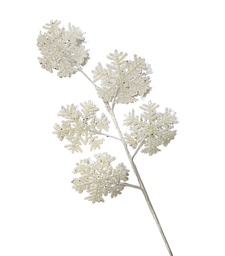 [MTX66878] Branche décorative: Flocons givrés