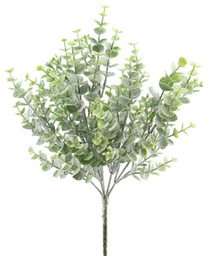 [PF1657] Branche décorative: Petit buisson d'eucalyptus givré