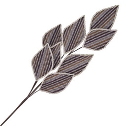 [XM-HS5206] Branche décorative: Feuille rayée