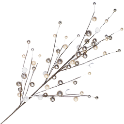 [XM-HH3327] Branche décorative: Tige de baies et de perles
