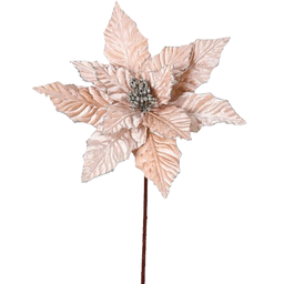 [MTX54157] Branche décorative: Poinsettia en velour