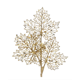 [MTX65760] Branche décorative: Feuilles d'érable dorées