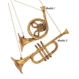 Ornement: Instrument de musique or