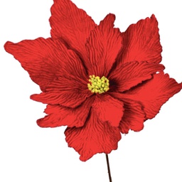 [MTX54347] Branche décorative - Poinsettia géant rouge