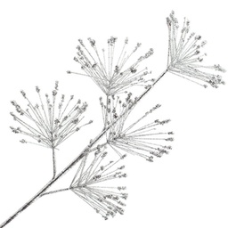 [XM-HS4824] Branche décorative - Feux d'artifice argent