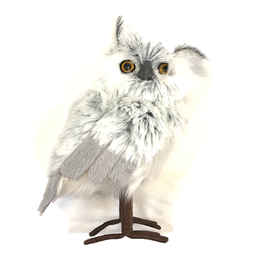 [TT806738] Ornement: Hibou blanc et gris