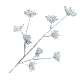 [XM-HS4789] Branche décorative - Fleur argent