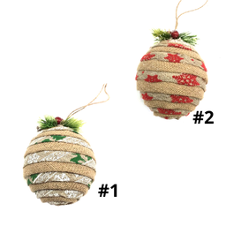 Ornement : Boule en jute