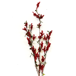 [MTX60299] Branche décorative - Mini baies rouges
