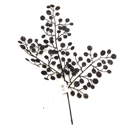 [XS707732] Branche décorative - Ronds noirs brillants