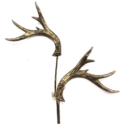 [73273] Branche décorative - Bois de cerf bronze