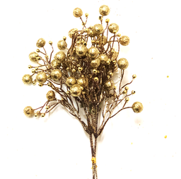 [MTX60282] Branche décorative : Baies dorées