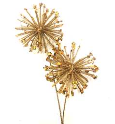 [MTX56761] Branche décorative : Feux d'artifice doré